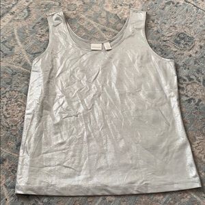 Metallic tank top from Chico’s
